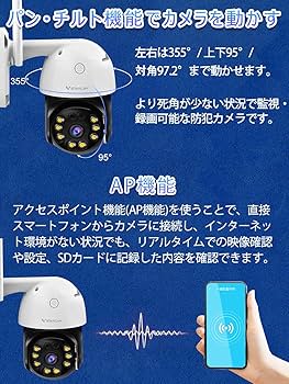 防犯カメラ 屋内屋外兼用 ワイヤレス「CS58/SD64.A」 Amazon.co.jp: 防犯カメラ 屋内屋外兼用 ワイヤレス CS58 SD